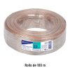 46265 - Rollo de 100 m cable polarizado transparente p/bocina 22 AWG