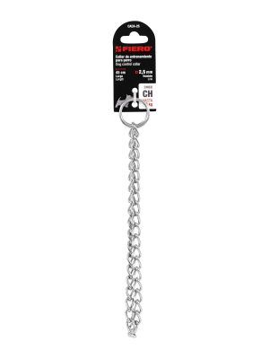 44290 - Collar de entrenamiento para perro, 45 cm, eslabón 2.5 mm