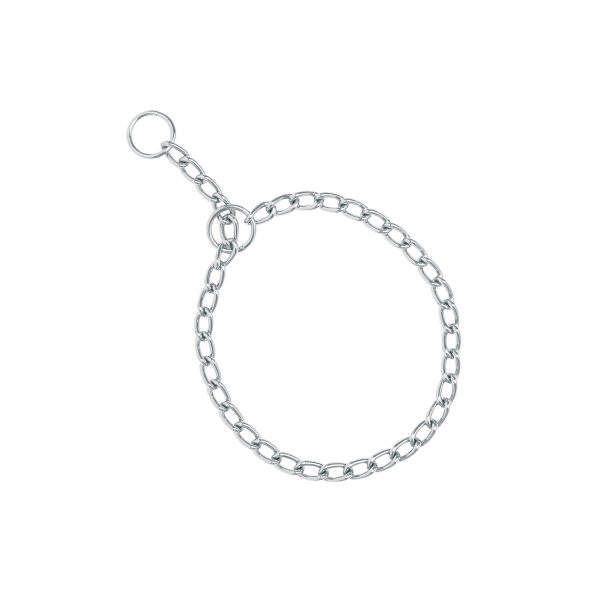 44293 - Collar de entrenamiento para perro, 60 cm, eslabón de 4 mm