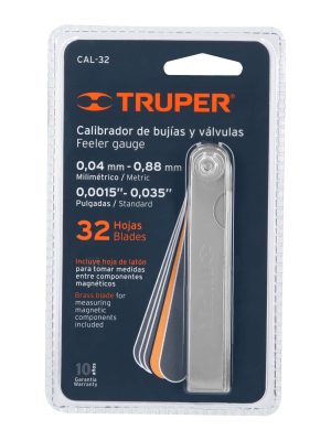 CAL-32E1.jpg 14397 - Calibrador de 32 hojas std / mm, Truper