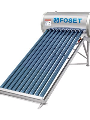 45270 - Calentador solar de agua 10 tubos, 130L, 3 personas, Foset