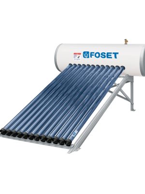 49965 - Calentador solar HeatPipe, 12 tubos, 150L, 4 personas, Foset