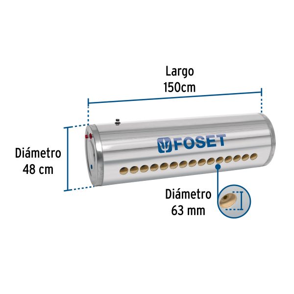 47665 - Termotanque p/calentador solar CALE-15S, Foset