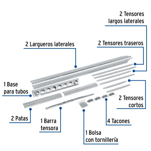 CALE-8S-3FC2.jpg 47661 - Base para termotanque p/calentador solar CALE-8S, Foset