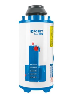 47922 - Calentador de paso, rápida recup, 9L, 2 serv, gas LP, Foset