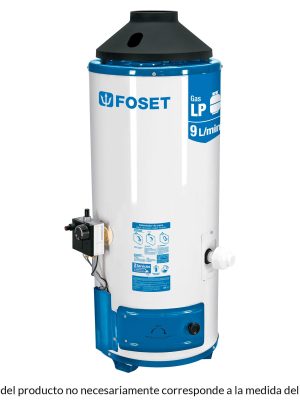 47924 - Calentador de paso, rápida recup, 9L, 2 serv, gas nat, Foset