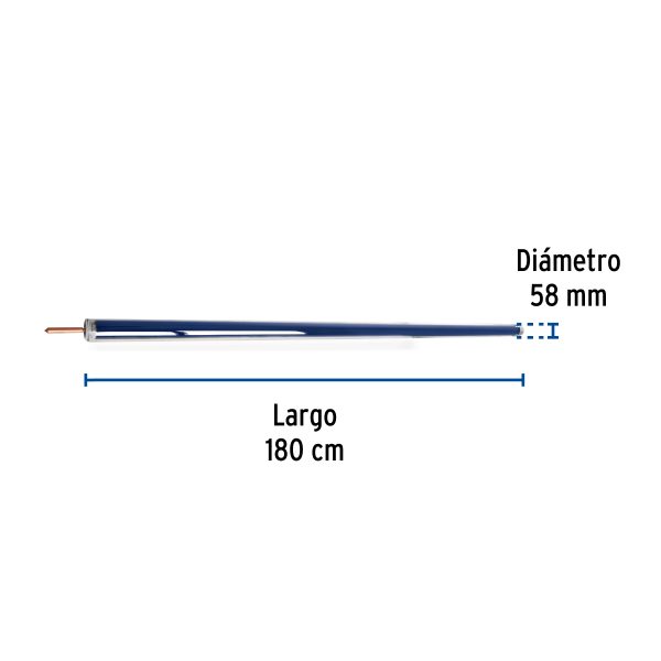 CALE-TUB-HFC1.jpg 49876 - Tubo de repuesto para calentador solar heat pipe, Foset