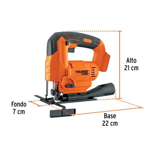 103260 - Sierra caladora 20V, sin accesorios, PRO