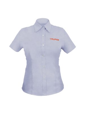 CAM-AZ-DCM.jpg 61107 - Camisa manga corta para mujer, azul, M, Truper