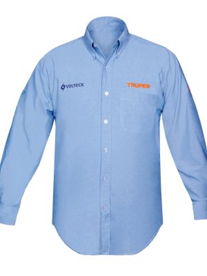 CAM-AZ-LXXL.jpg 60387 - Camisa manga larga para hombre, azul, EEG, Truper