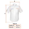 60367 - Camisa manga corta para hombre, blanca, EG, Truper