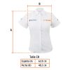 62101 - Camisa manga corta para mujer, blanca, CH, Truper