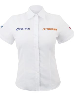 CAM-BCO-DCXL.jpg 62104 - Camisa manga corta para mujer, blanca, EG, Truper