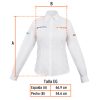 63109 - Camisa manga larga para mujer, blanca, EG, Truper