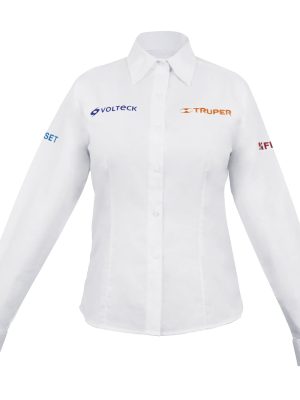 CAM-BCO-DLXXL.jpg 63110 - Camisa manga larga para mujer, blanca, EEG, Truper