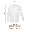 60360 - Camisa manga larga para hombre, blanca, CH, Truper