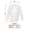 60363 - Camisa manga larga para hombre, blanca, EG, Truper