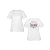 68123 - Playera cuello redondo para mujer, blanca, CH, Truper
