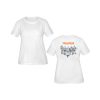 68124 - Playera cuello redondo para mujer, blanca, M, Truper