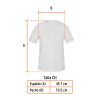 68121 - Playera cuello redondo para hombre, blanca, CH, Truper