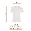 60005 - Playera cuello redondo para hombre, blanca, G, Truper