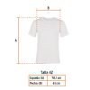 60010 - Playera cuello redondo para hombre, blanca, EG, Truper
