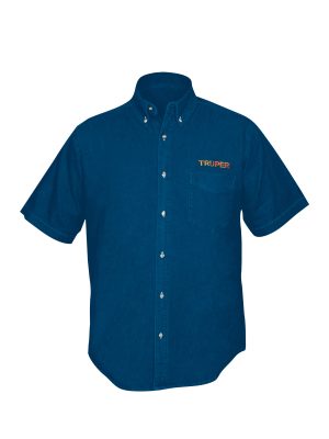 CAM-MEZ-CL.jpg 60342 - Camisa de mezclilla manga corta para hombre, G, Truper