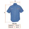 60384 - Camisa de mezclilla manga corta para hombre, EEG, Truper