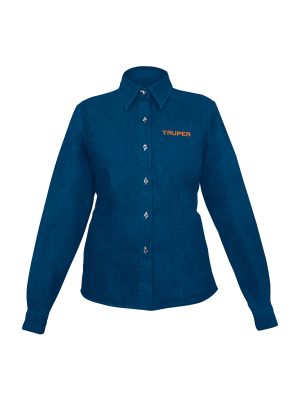 CAM-MEZ-DLS.jpg 62106 - Camisa de mezclilla manga larga para mujer, CH, Truper