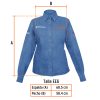 62110 - Camisa de mezclilla manga larga para mujer, EEG, Truper