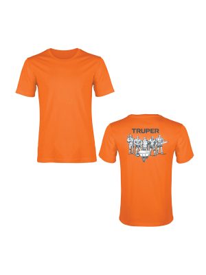 68126 - Playera cuello redondo para hombre, naranja, CH, Truper