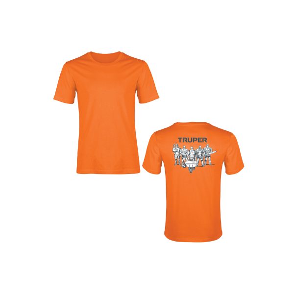 68126 - Playera cuello redondo para hombre, naranja, CH, Truper