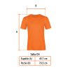 68126 - Playera cuello redondo para hombre, naranja, CH, Truper