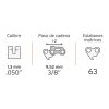 16629 - Cadena de repuesto para motosierra eléctrica 18', Truper