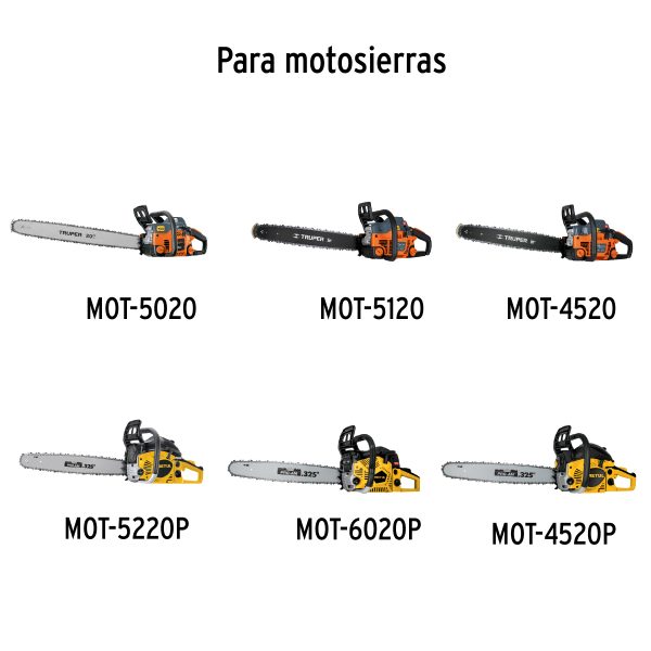 16638 - Cadena de repuesto 20' para motosierra a gasolina, Truper