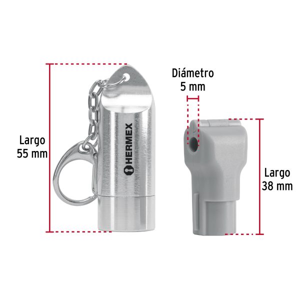 43369 - Caja con 100 candados para gancho y 1 llave magnética