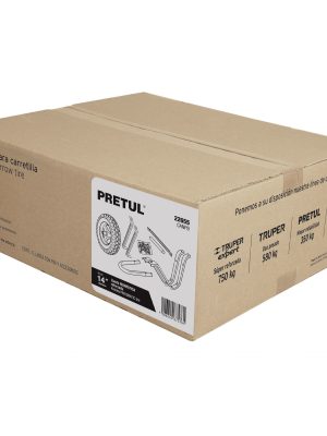 22655 - Caja c/llanta neumática y acc. p/carretilla gris PRETUL