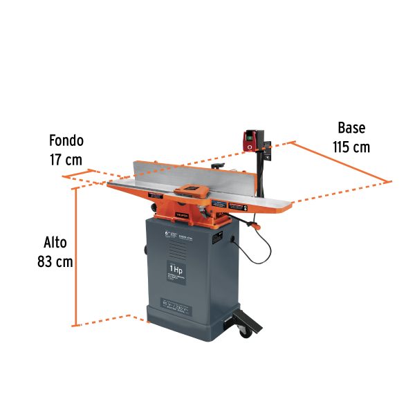 16282 - Canteadora de piso 6', 1 HP (750 W), Truper