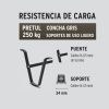 22647 - Carretilla 4 ft3, gris, neumática, bastidor tubular, PRETUL