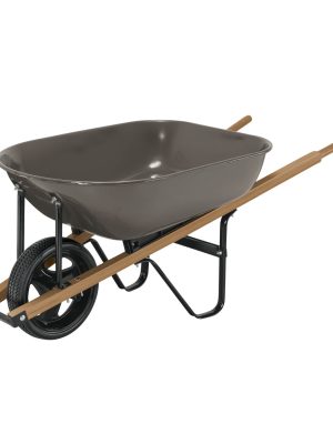 20625 - Carretilla 5.5ft3 gris,imponchable, bastidores madera,PRETUL