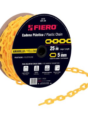 CAPL-5M.jpg 44172 - Metro de cadena de 5 mm de plástico amarilla, carrete de 25m