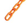 44185 - Metro de cadena de 8 mm de plástico naranja, carrete de 25 m