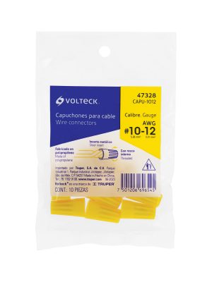 47328 - Bolsa con 10 capuchones para cable, calibres 12 a 10 AWG