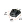 29025 - Cargador de baterías de ion litio 20V, PRETUL