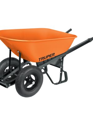 11250 - Carretilla 8 ft3 Doble llanta neumática, bastidores acero