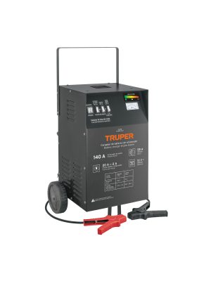 13028 - Cargador c/arrancador de 140 A para baterías de 12 V, TRUPER