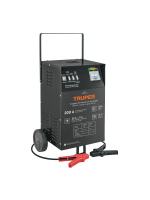 13029 - Cargador c/arrancador de 200 A para baterías de 12 V, TRUPER