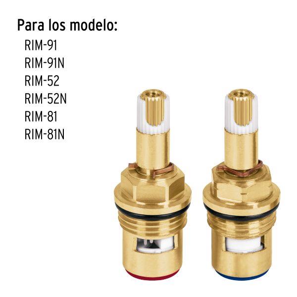 45280 - Juego de 2 cartuchos cerámicos, Foset