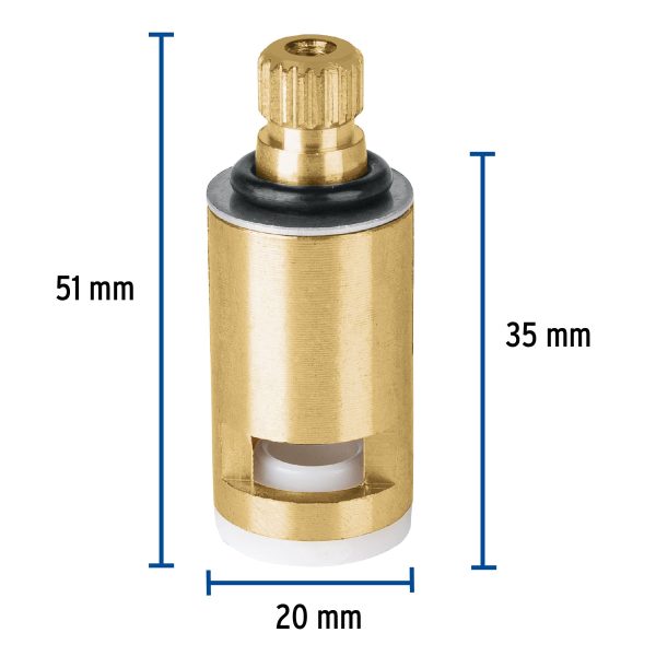 47767 - Cartucho genérico de compresión, chico, izquierdo, Foset