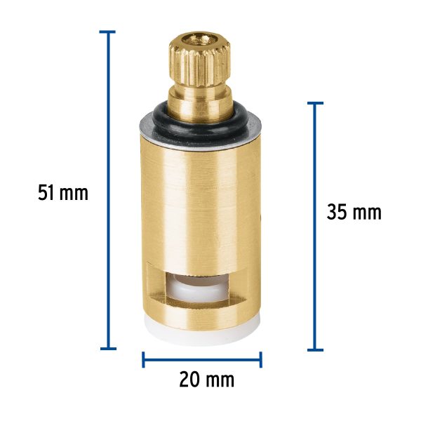 47768 - Cartucho genérico de compresión, chico, derecho, Foset